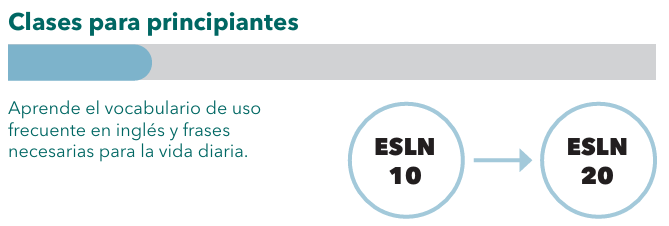 ESL Clases para principiantes (ESLN 10 > ESLN 20)