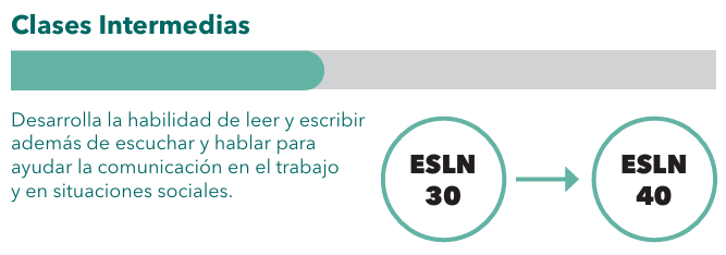 ESL Clases Intermedias (ESLN 30 > ESLN 40)